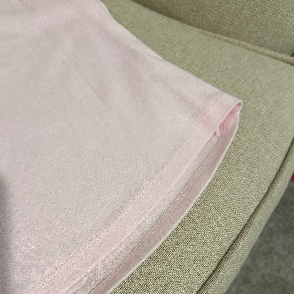 embroidered barbie tank top with dark pink trim - Picture 7 of 8